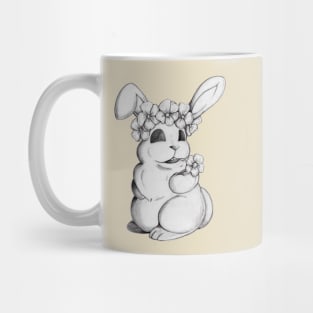 Bunny With Crown of Flowers Mug